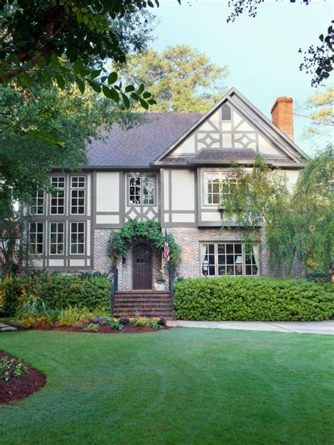 grey tudor house|sherwin williams tudor house exterior.